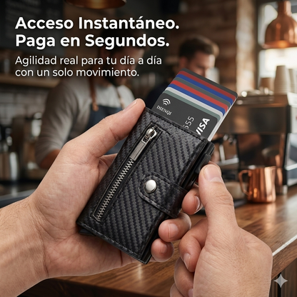 SafeNest™ Cartera Slim con AirTag [Acceso Rápido y Seguridad en tu Bolsillo]