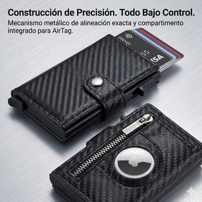 SafeNest™ Cartera Slim con AirTag [Acceso Rápido y Seguridad en tu Bolsillo]
