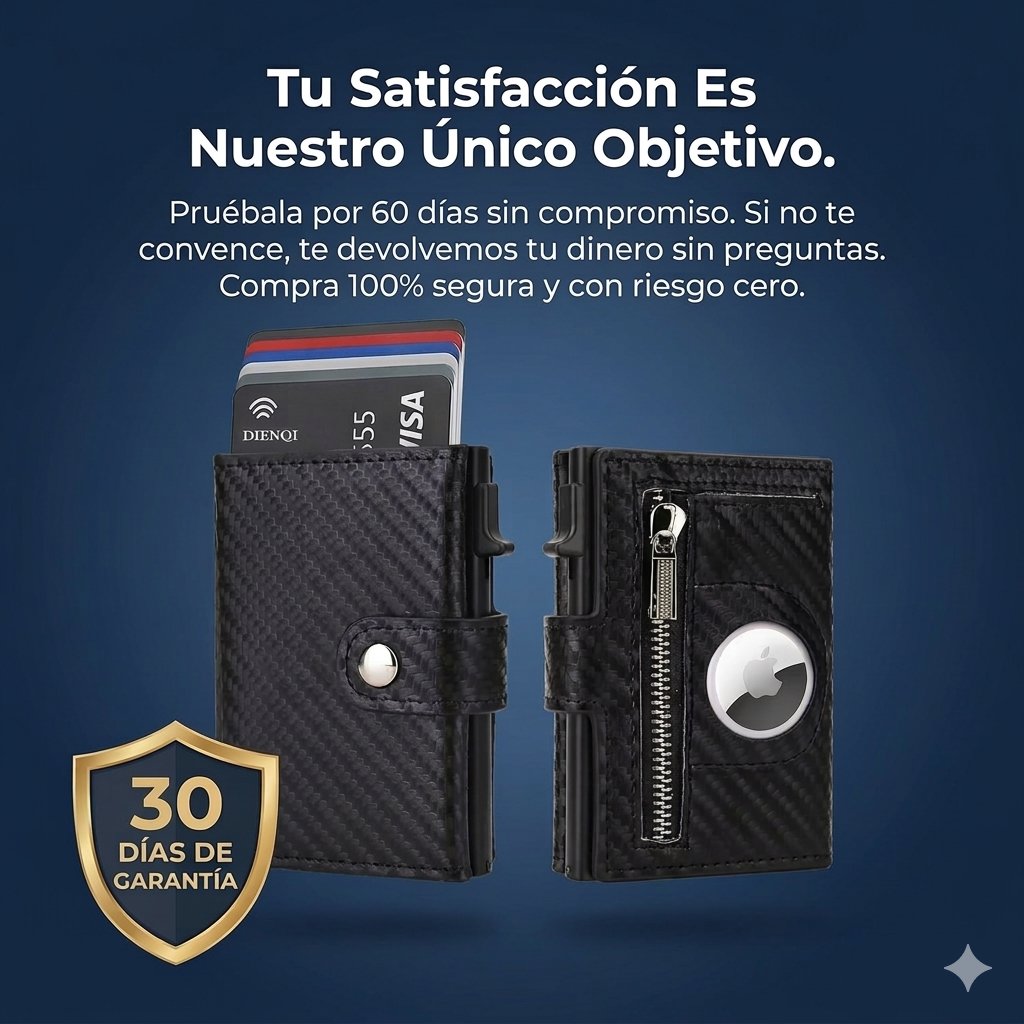 SafeNest™ Cartera Slim con AirTag [Acceso Rápido y Seguridad en tu Bolsillo]